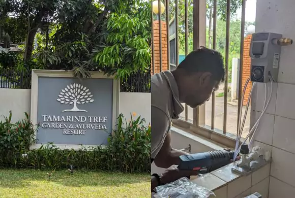 Tamarind Tree Garden Resort, Katunayake - New customer installation